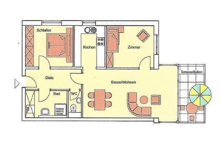 ETW 3,5 Zi, Energieeffizient (KFW 55), neuwertig, barrierefrei - Pforzheim Buckenberg