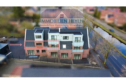 Neubau-Erstbezug: Energieeffiziente 3-Zimmer-Obergeschosswohnung mit Balkon (KfW 40) - Papenburg