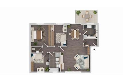 Lichtdurchflutete 4,5 Zimmer Wohnung in Remseck Pattonville - Remseck am Neckar