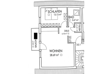 Wohnung mit Balkon in Puderbach zu vermieten