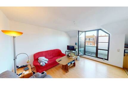 Grundsolide, langfristig vermietete 2-Zimmer-Eigentumswohnung mit Stellplatz, Loggia + Einbauküche - Aachen