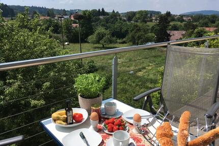 Moderne Ferienwohnung 82qm mit Balkon - Urlaub am Bodensee - Überlingen