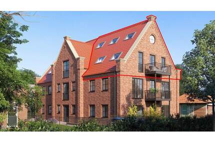 Moderne DG Wohnung auf Juist mit Balkon in direkter Strandnähe