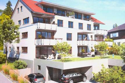 3,5 Zi. - modern - großzügig - zentrumsnah 1.OG mit Balkon, EBK, TG, STP - Überlingen