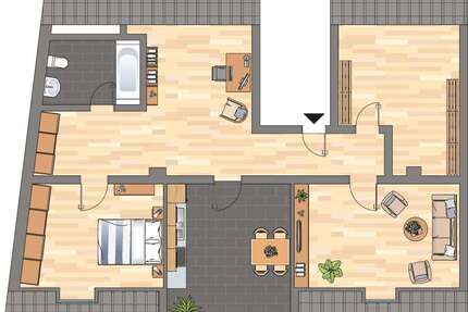 Wohnung zum Mieten in Essen 619,00 € 70 m²