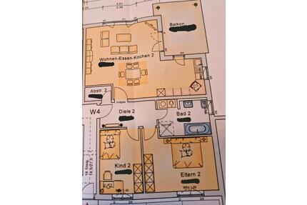 3 Zimmerwohnung - 1.260,00&nbsp;EUR Kaltmiete, ca.&nbsp; 105,00&nbsp;m&sup2; in Birkenau (PLZ: 69488)