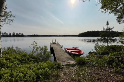 *freie Zeiten 2026* Ferienhaus am See Schweden, Boot Wald Smaland - Achim