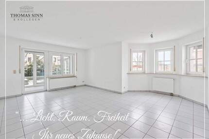 Gepflegte 3,5-Zimmer-EG-Wohnung mit Garten Wintergarten TG- und Außenstellplatz - sofort frei ! - Neuenstadt am Kocher