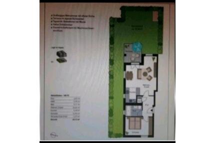 2 Zimmer EG Eigentumswohnung mit 60qm und 95qm Garten - Fürth Südstadt