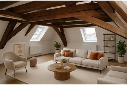 Charmante DG-Wohnung im Zentrum mit Dachterasse & Erstbezug - Bad Schussenried