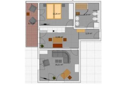 Komfortwohnung - 599,00&nbsp;EUR Kaltmiete, ca.&nbsp; 60,90&nbsp;m&sup2; in Putbus (PLZ: 18581)