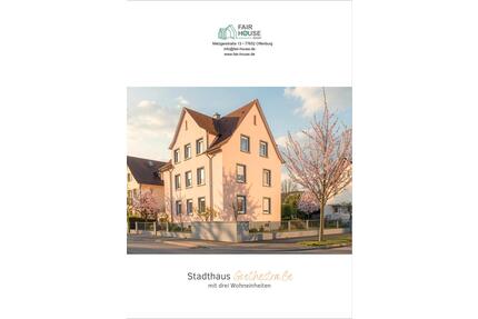 3 Zi Altbauwohnung liebevoll generalsaniert in einem Stadthaus m - Meißenheim