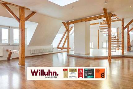 Einzigartig | 360° Dachterrasse | 5 Zimmer | Offene Balkenstruktur | Fußbodenheizung | Kamin - Leipzig Altlindenau