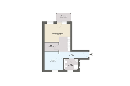Wohnung zum Mieten in Elmshorn 880,00 € 60.4 m²