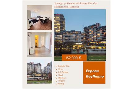 Sonnige 4,5-Zimmer-Wohnung Ihmeplatz 8 - Hannover Südstadt