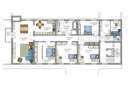 Wohnung Eigenheim 6 ,5 Zimmer für Großfamilie - Köln Porz