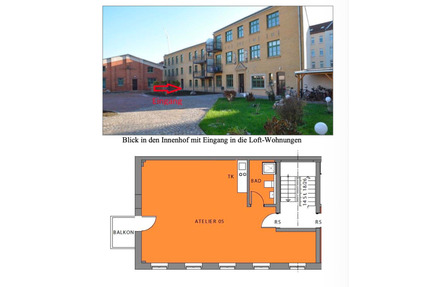 Büro Atelier Wohnung mit Flair in Plagwitz - Leipzig Altwest