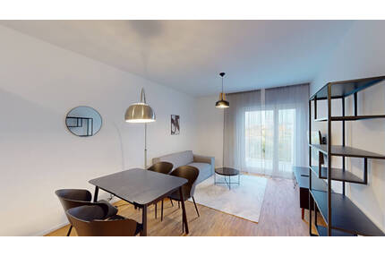 Fully furnished: 2 room with fitted kitchen and balcony - Frankfurt am Main Bockenheim
