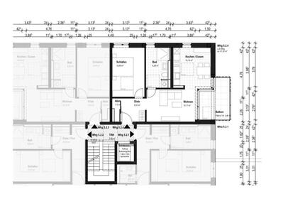 2-Zimmer Wohnung in Ergolding - 1.124,00&nbsp;EUR Kaltmiete, ca.&nbsp; 61,00&nbsp;m&sup2; in Ergolding (PLZ: 84030)