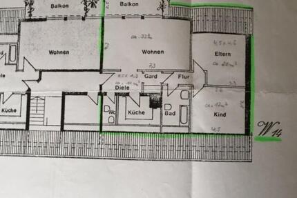 3-Raum-Wohnung in Uerdingen zu vermieten ab 1.5.2026 - Krefeld Gartenstadt