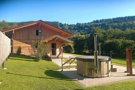 Ferienchalet Holzhaus Chalet Ferienhaus Urlaub Reise Freizeit Sauna Hot Tube Whirlpool Bayerischer Wald - Neukirchen bei Heiligen Blut