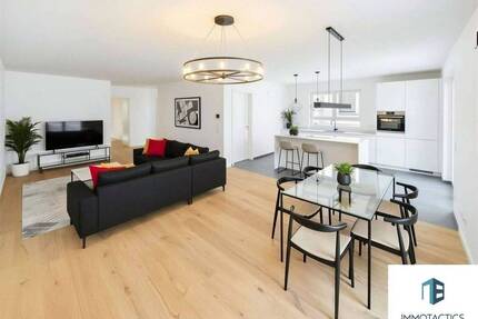 Hochwertige KfW40-QNG 3-Zimmer-Wohnung in Rheinnähe mit Terrasse und Tiefgaragenstellplatz - Bingen am Rhein