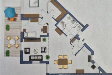 Wohnen wie im eigenen Haus: 3-Zimmer-EG-Wohnung - Altenstadt