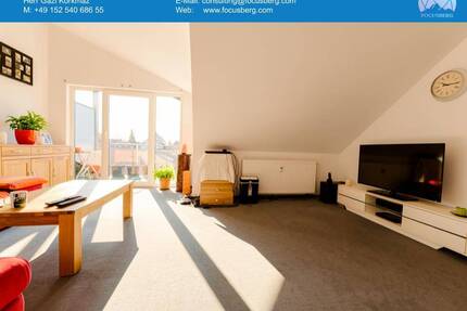 2-ZI.-DACHGESCHOSSWOHNUNG MIT BALKON IN DILLINGEN A. D. DONAU - Dillingen a.d.Donau