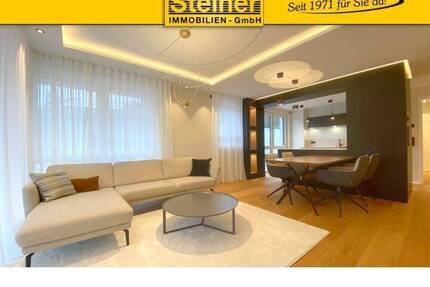 Best-Lage: 3-Zimmer-Wohnung ca. 82 m², GartenTerrasse, Küche, voll möbliert, Garage groß - Garmisch-Partenkirchen