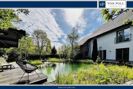 Natürlich Geborgen - zentral gelegenes Passivhaus mit Naturgarten und Schwimmteich