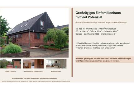 Einfamilienhaus von privat - 299.000,00&nbsp;EUR Kaufpreis, ca.&nbsp; 180,00&nbsp;m&sup2; in Gifhorn (PLZ: 38518)