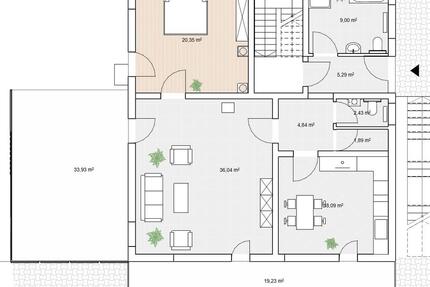 Großzügige Wohnung mit Aussicht für Singles oder Paare Bestlage - Bad Laasphe