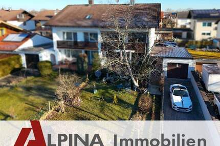 Charmante Doppelhaushälfte mit Potenzial - sonniges Grundstück und viel Platz für die Familie - Kolbermoor