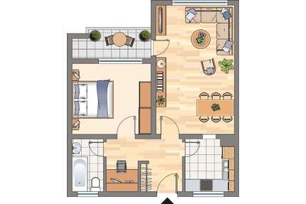 Wohnung zum Mieten in Dortmund 469,00 € 60 m²