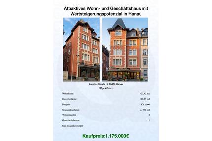 Attraktives Wohn- und Geschäftshaus mit Wertsteigerungspotenzial - Hanau