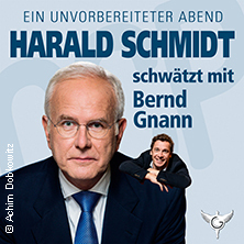 Ein unvorbereiteter Abend: Harald Schmidt schwätzt mit Bernd Gnann