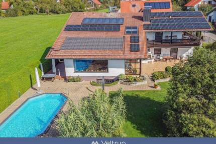 LANDHAUS MIT HOCHWERTIGER SOLARTECHNIK, POOL UND BLICK INS GRÜNE - Greifenberg / Pflaumdorf Beuern
