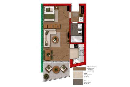 Moderne 1-Zi.-Neubauwohnung Dorfen | EB 012027