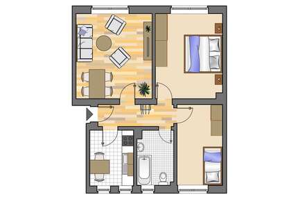 Wohnung zum Mieten in Herten 519,00 € 60.19 m²