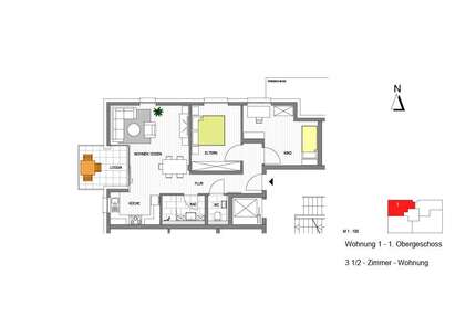 Wohnung zum Mieten in Donzdorf 636,00 € 73.03 m²