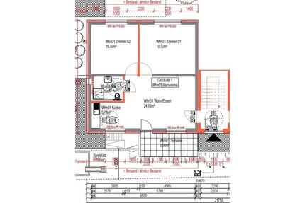 Helle 3-Zimmer Erdgeschosswohnung - Mühlhausen
