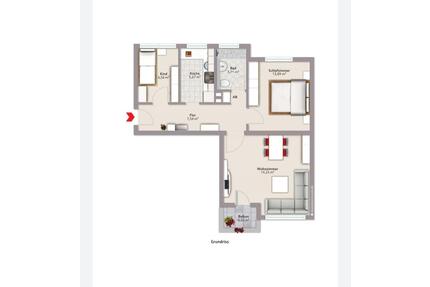 2,5-Zimmer-Wohnung ab 01.07. Wolfsburg Rabenberg