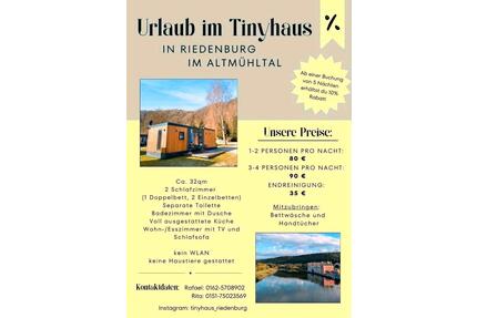 Urlaub im Tinyhaus - Ferienwohnung Altmühltal - Diedorf