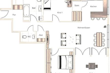 3,5-Zimmer-Mietwohnung - Hell und modern im Zentrum von Laupheim