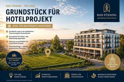 Grundstück in Bad Füssing 990.000,00 € 3203 m²