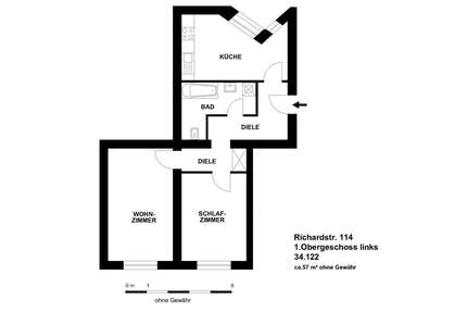 Wohnung zum Mieten in Düsseldorf 473,87 € 56.58 m²