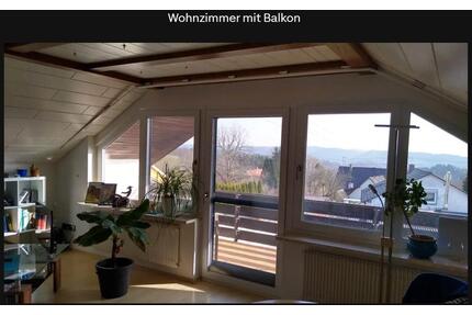 2 Zimmer DG Wohnung 58m² , große Loggia - Hohenfels