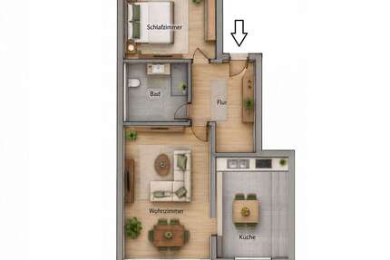 Wohnung zum Mieten in Sehmatal-Cranzahl 285,00 € 57 m²