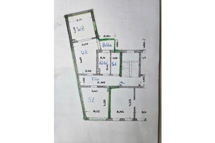 Zweiraum-Wohnung in Nordhausen - 533,00&nbsp;EUR Kaltmiete, ca.&nbsp; 60,00&nbsp;m&sup2; in Nordhausen (PLZ: 99734)