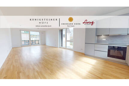 Erstbezug: 3-Zimmer-Wohnung mit Echtholzparkett und zwei Balkonen | KÖNIGSTEINER HÖFE